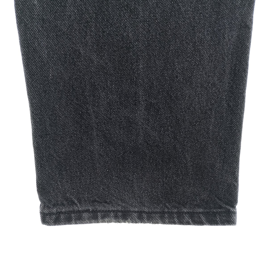 Wrangler Men's Black Denim Tapered Denim Pants, Size W36 cotton black type Vintage Second Hand