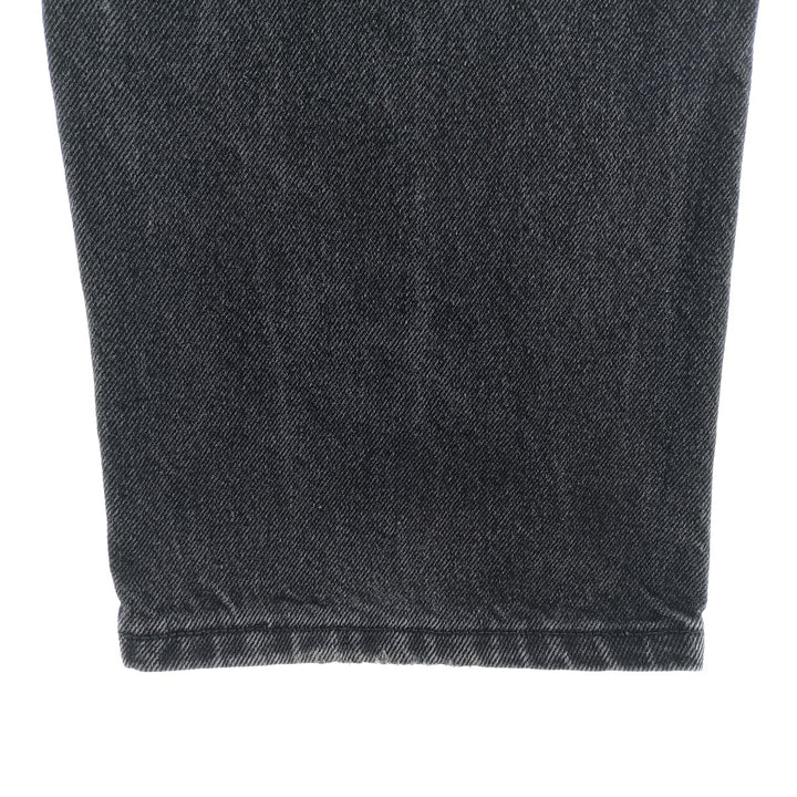 Wrangler Men's Black Denim Tapered Denim Pants, Size W36 cotton black type Vintage Second Hand