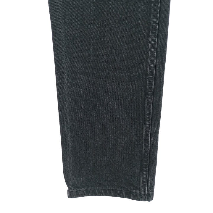 Rustler Black Denim Straight Denim Pants for Men, W32 equivalent cotton black type Vintage Second Hand