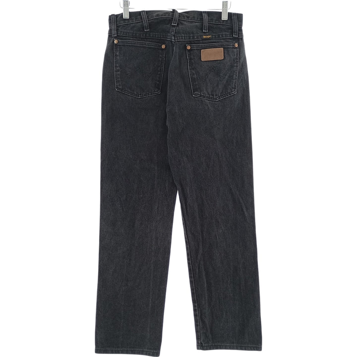 Vintage 1990s-2000'S Wrangler 13MWZ Black Denim Tapered Denim Pants, Men's Size W30 cotton black type Vintage Second Hand