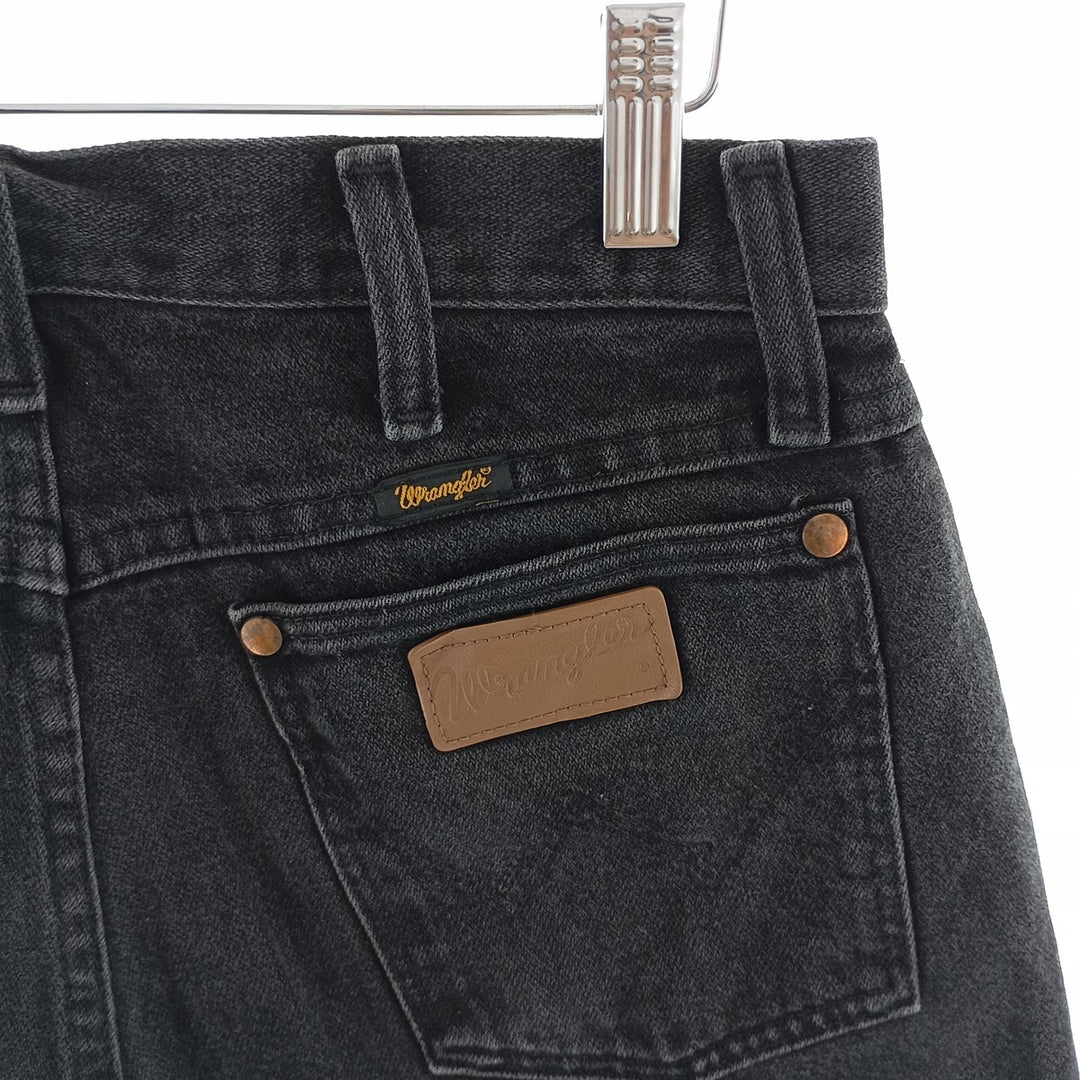 Vintage 1990s-2000'S Wrangler 13MWZ Black Denim Tapered Denim Pants, Men's Size W30 cotton black type Vintage Second Hand