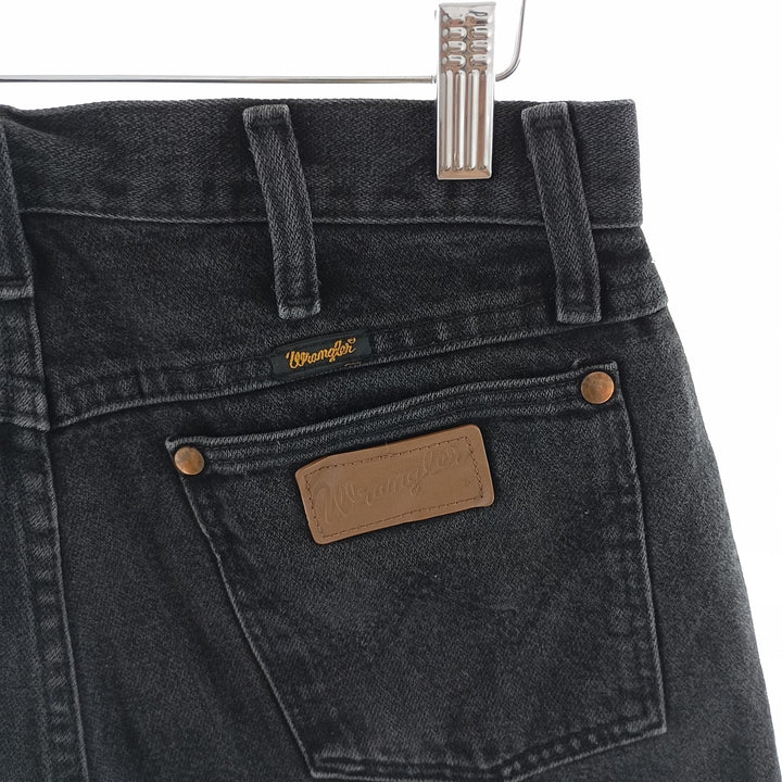 Vintage 1990s-2000'S Wrangler 13MWZ Black Denim Tapered Denim Pants, Men's Size W30 cotton black type Vintage Second Hand