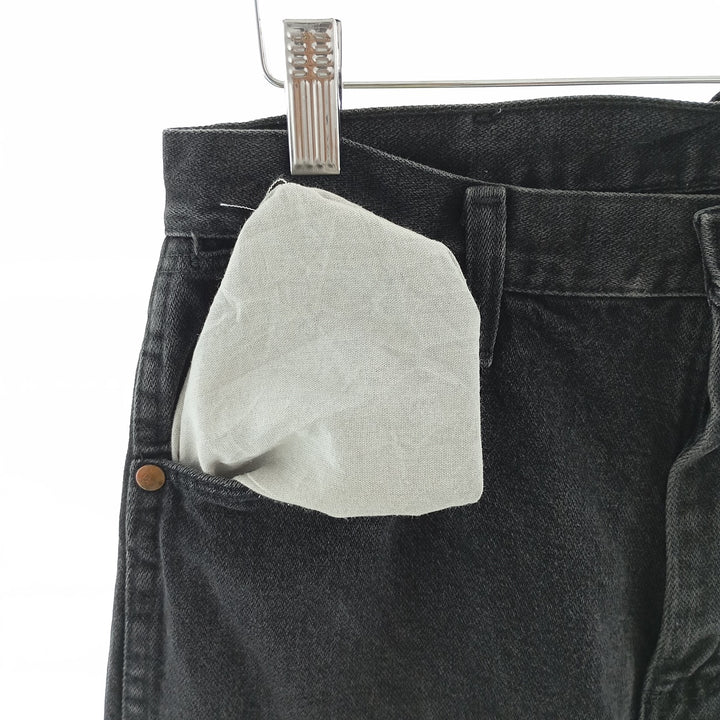 Vintage 1990s-2000'S Wrangler 13MWZ Black Denim Tapered Denim Pants, Men's Size W30 cotton black type Vintage Second Hand