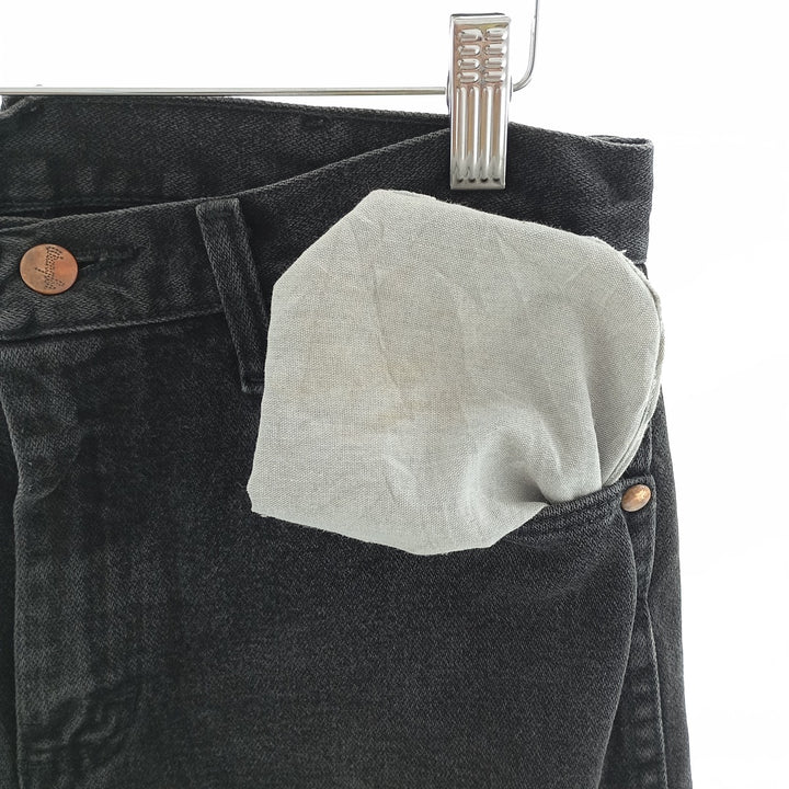 Vintage 1990s-2000'S Wrangler 13MWZ Black Denim Tapered Denim Pants, Men's Size W30 cotton black type Vintage Second Hand