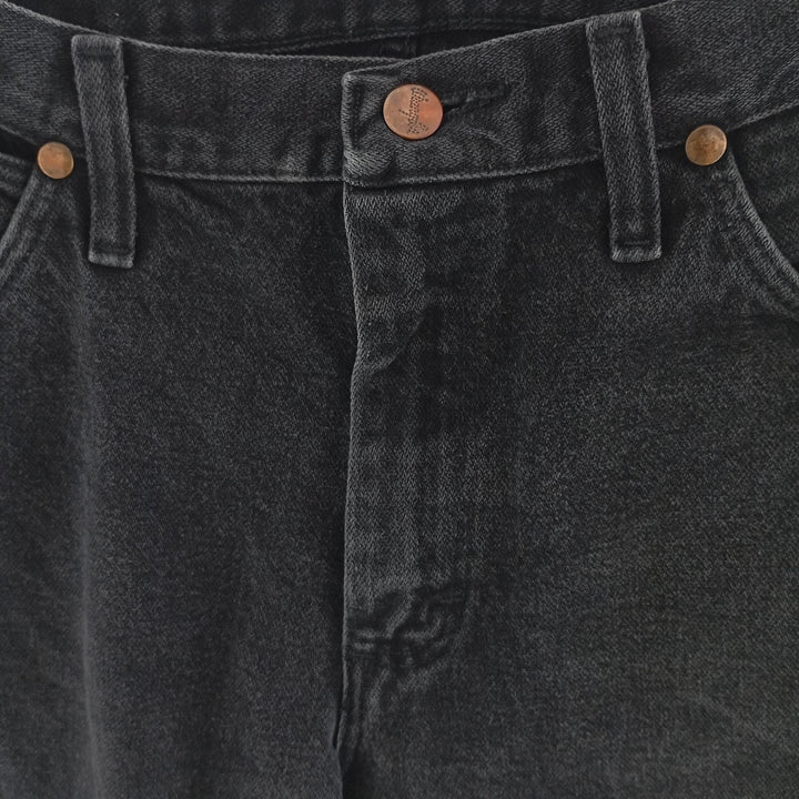 Vintage 1990s-2000'S Wrangler 13MWZ Black Denim Tapered Denim Pants, Men's Size W30 cotton black type Vintage Second Hand