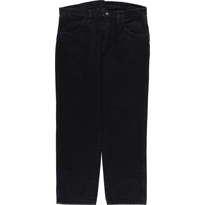 Rustler Black Denim Straight Denim Pants for Men, W36 cotton black type Vintage Second Hand