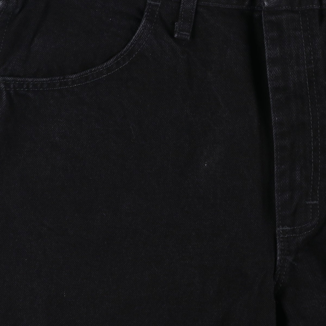 Rustler Black Denim Straight Denim Pants for Men, W36 cotton black type Vintage Second Hand