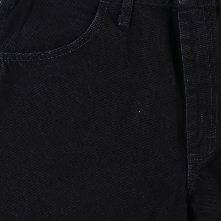 Rustler Black Denim Straight Denim Pants for Men, W36 cotton black type Vintage Second Hand
