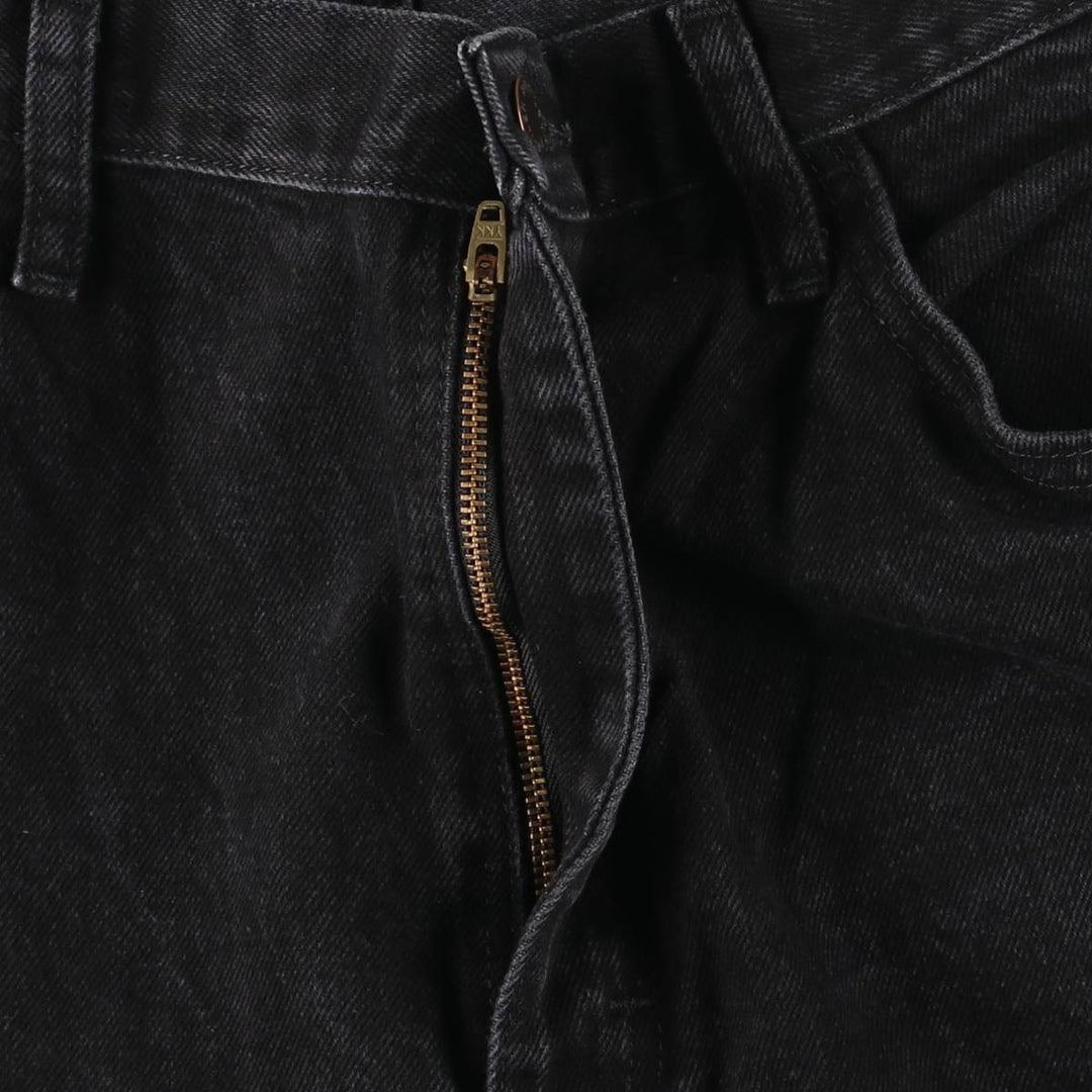 Rustler Black Denim Straight Denim Pants for Men, W36 cotton black type Vintage Second Hand