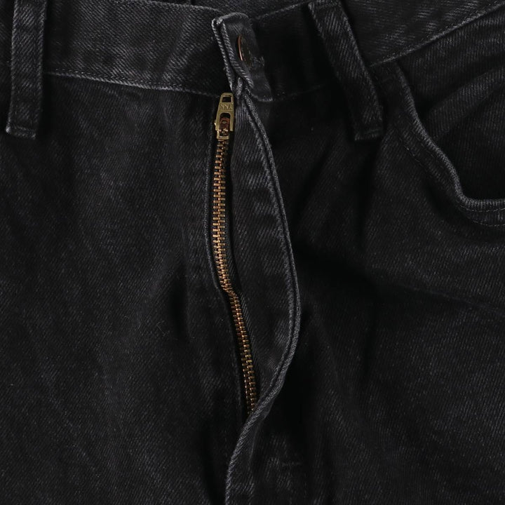 Rustler Black Denim Straight Denim Pants for Men, W36 cotton black type Vintage Second Hand