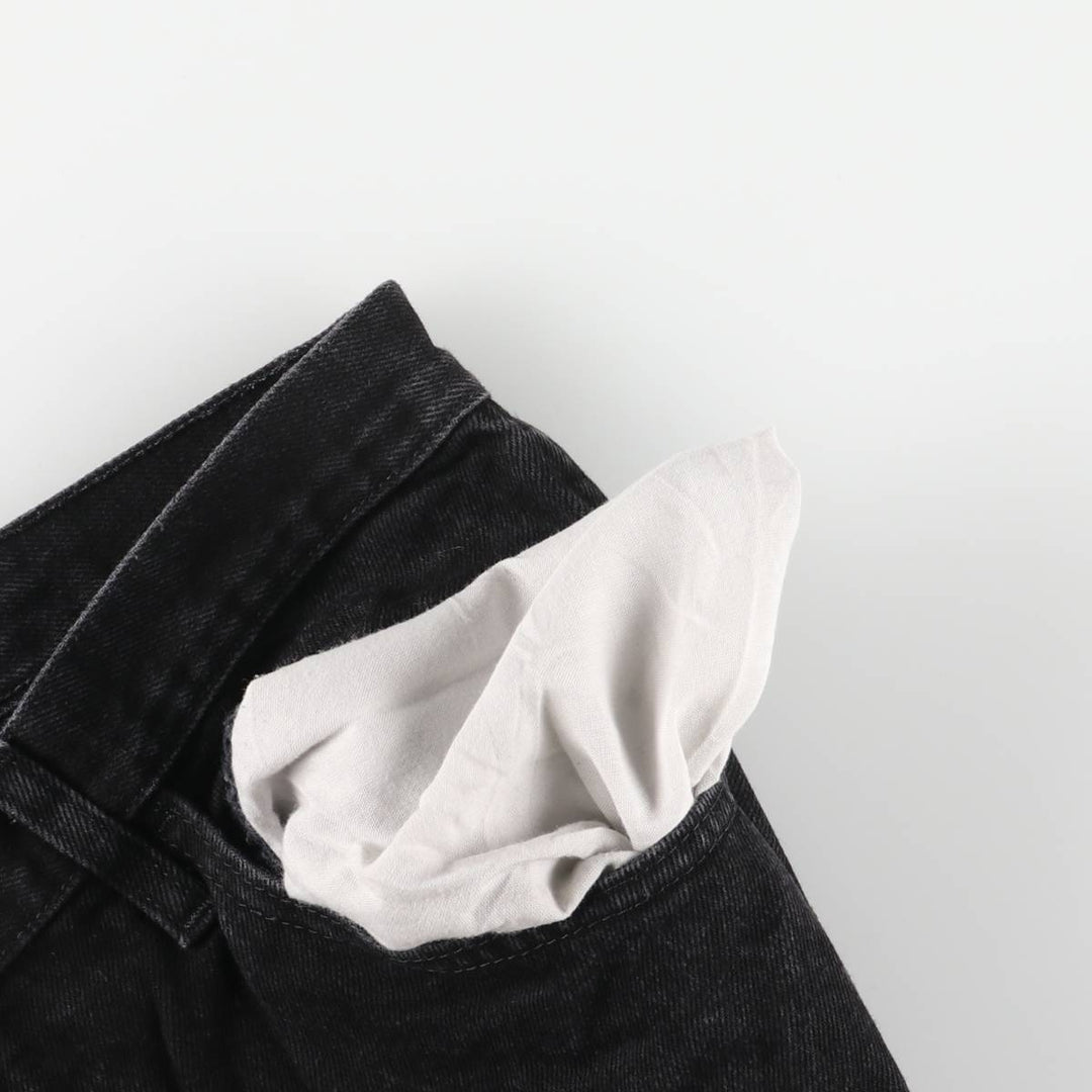 Rustler Black Denim Straight Denim Pants for Men, W36 cotton black type Vintage Second Hand
