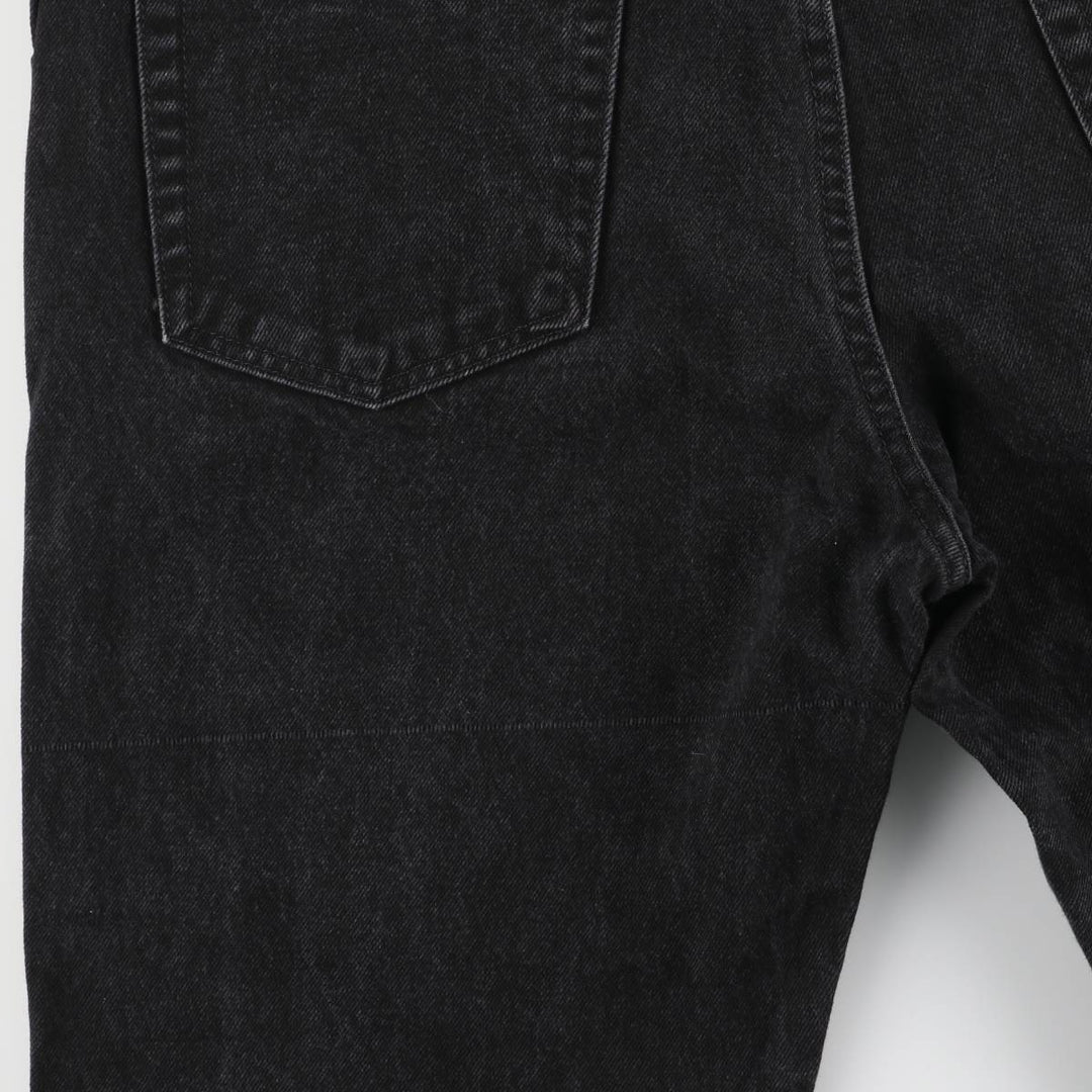 Rustler Black Denim Straight Denim Pants for Men, W36 cotton black type Vintage Second Hand