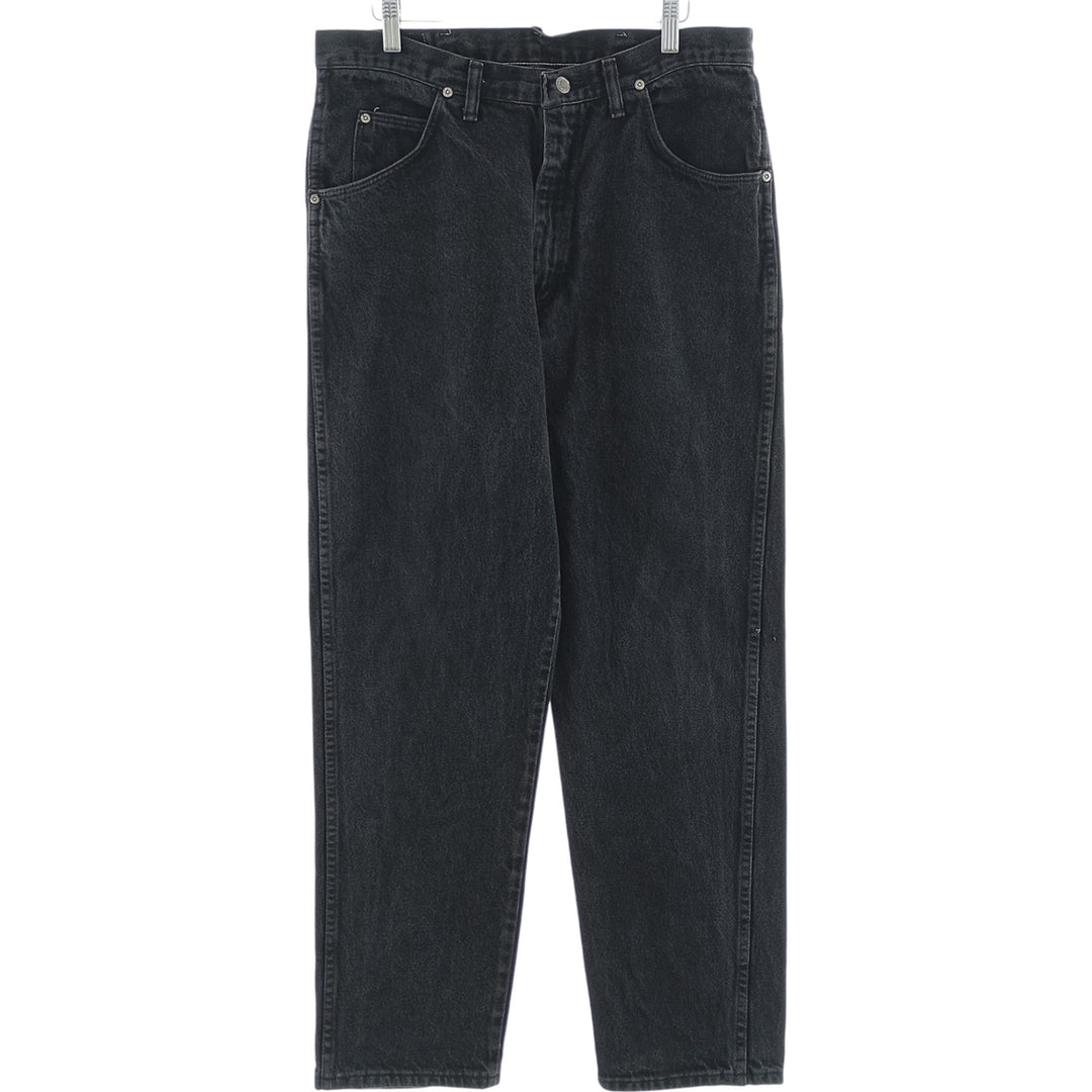 Wrangler Black Denim Straight Denim Pants for Men, W34 cotton black type Vintage Second Hand