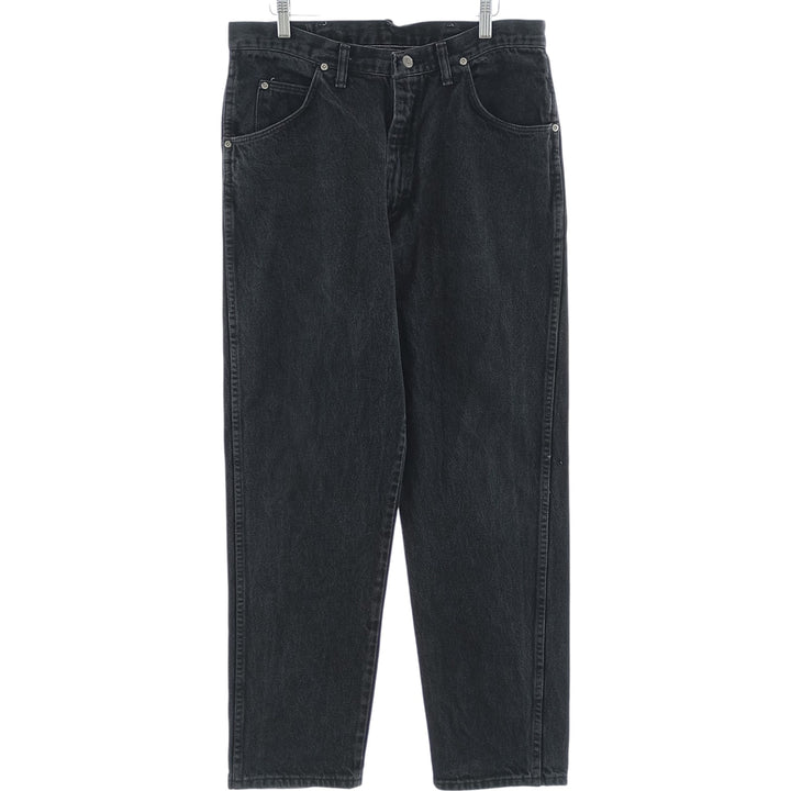 Wrangler Black Denim Straight Denim Pants for Men, W34 cotton black type Vintage Second Hand