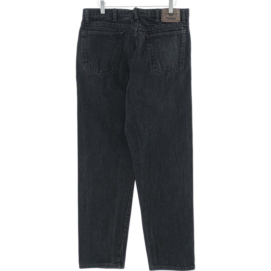 Wrangler Black Denim Straight Denim Pants for Men, W34 cotton black type Vintage Second Hand