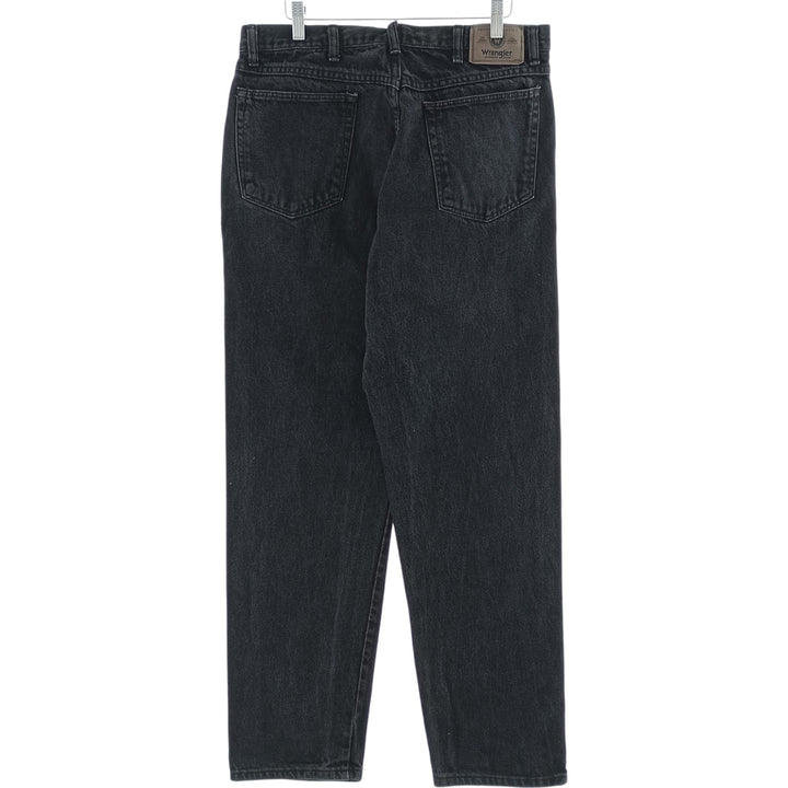 Wrangler Black Denim Straight Denim Pants for Men, W34 cotton black type Vintage Second Hand