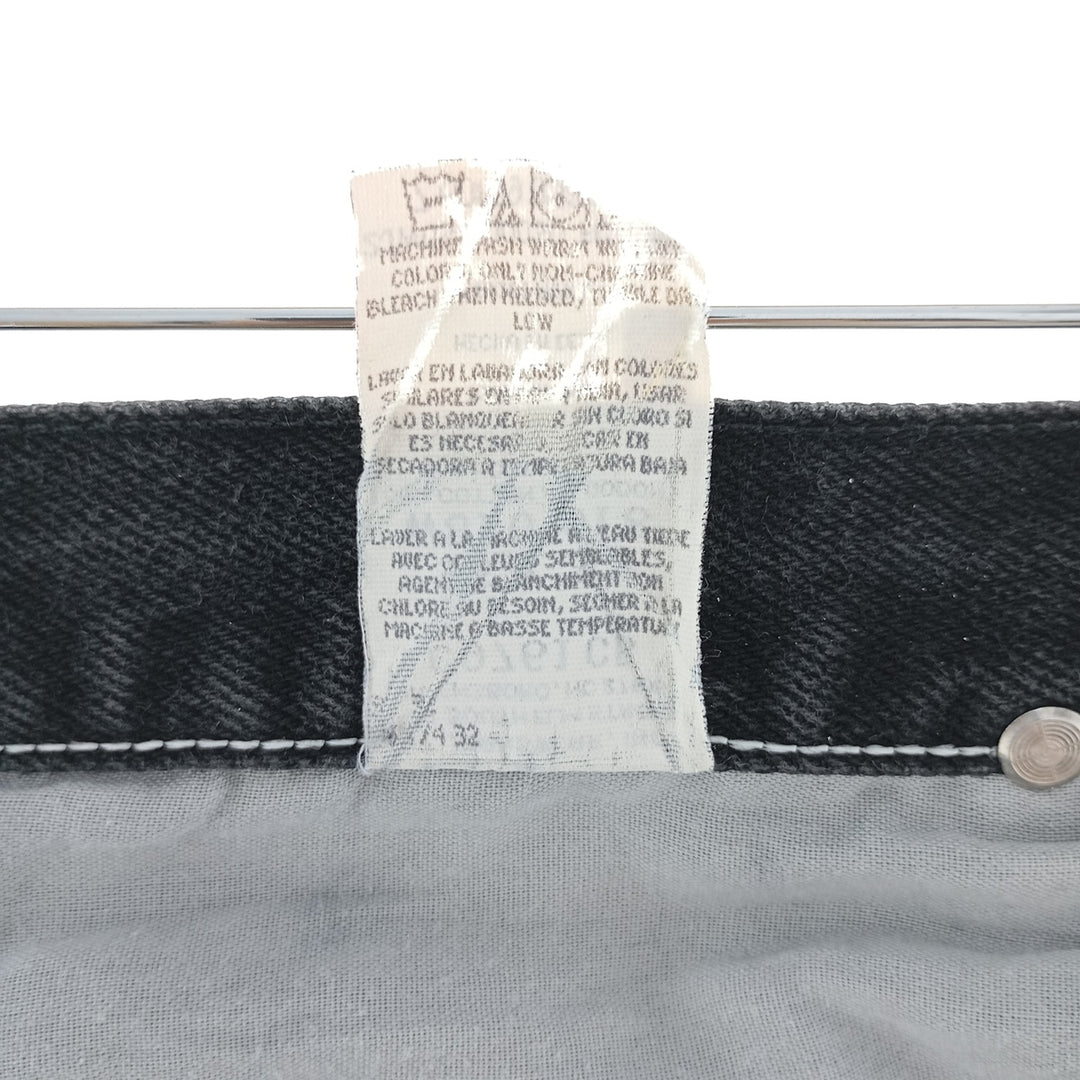 Wrangler Black Denim Straight Denim Pants for Men, W34 cotton black type Vintage Second Hand