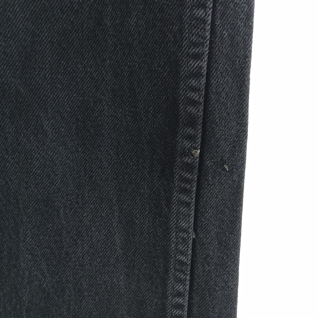 Wrangler Black Denim Straight Denim Pants for Men, W34 cotton black type Vintage Second Hand