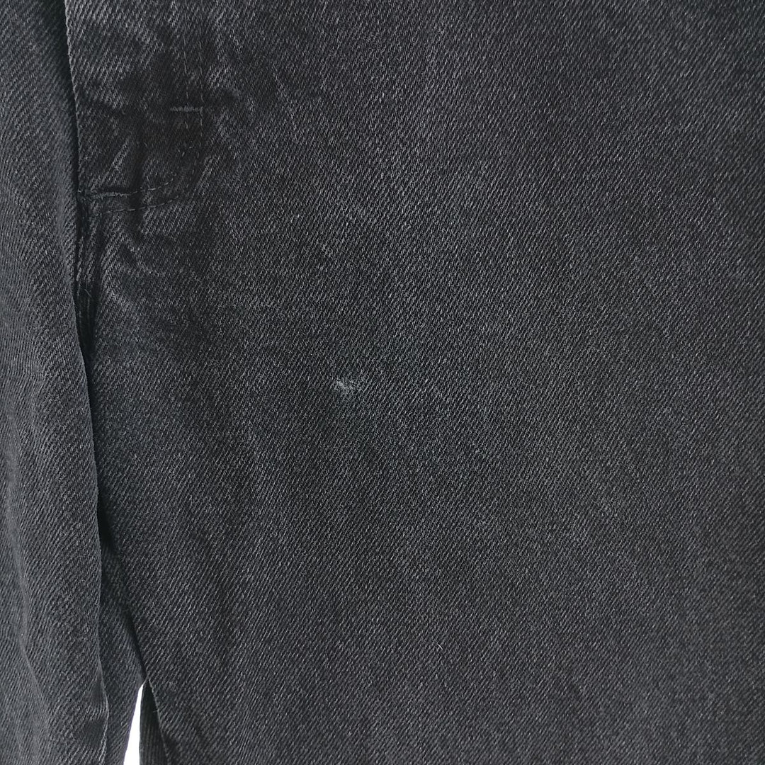 Rustler Black Denim Straight Denim Pants for Men, W35 equivalent cotton black type Vintage Second Hand