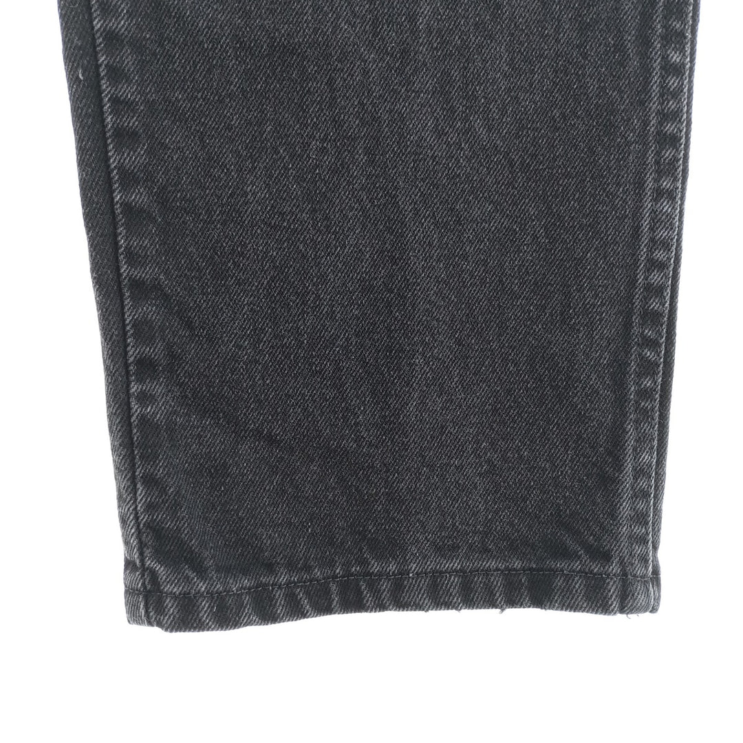 Rustler Black Denim Straight Denim Pants for Men, W35 equivalent cotton black type Vintage Second Hand