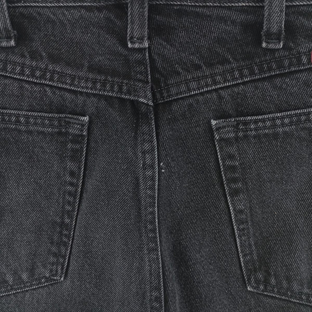 Rustler Black Denim Straight Denim Pants for Men, W35 equivalent cotton black type Vintage Second Hand
