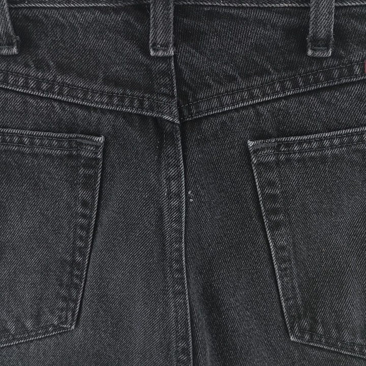 Rustler Black Denim Straight Denim Pants for Men, W35 equivalent cotton black type Vintage Second Hand