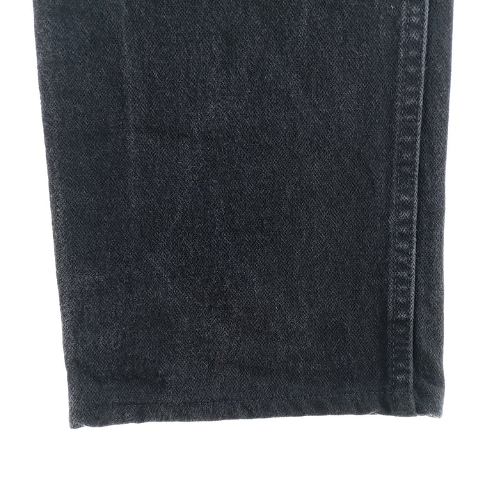 Vintage 90s-00'S Wrangler black denim straight-leg denim pants, women's size M (w26). cotton black type Vintage Second Hand
