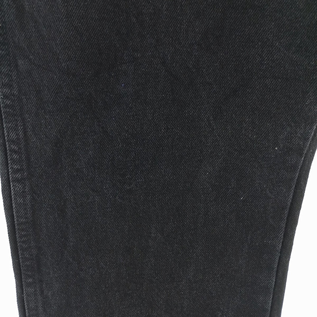 Rustler Black Denim Straight Denim Pants for Men, W34 equivalent cotton black type Vintage Second Hand