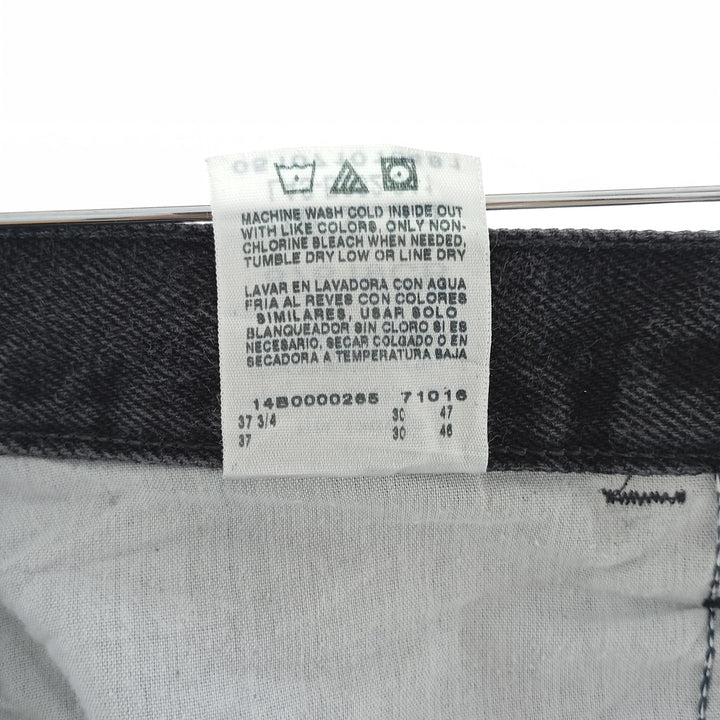Rustler Black Denim Straight Denim Pants for Men, W36 cotton black type Vintage Second Hand