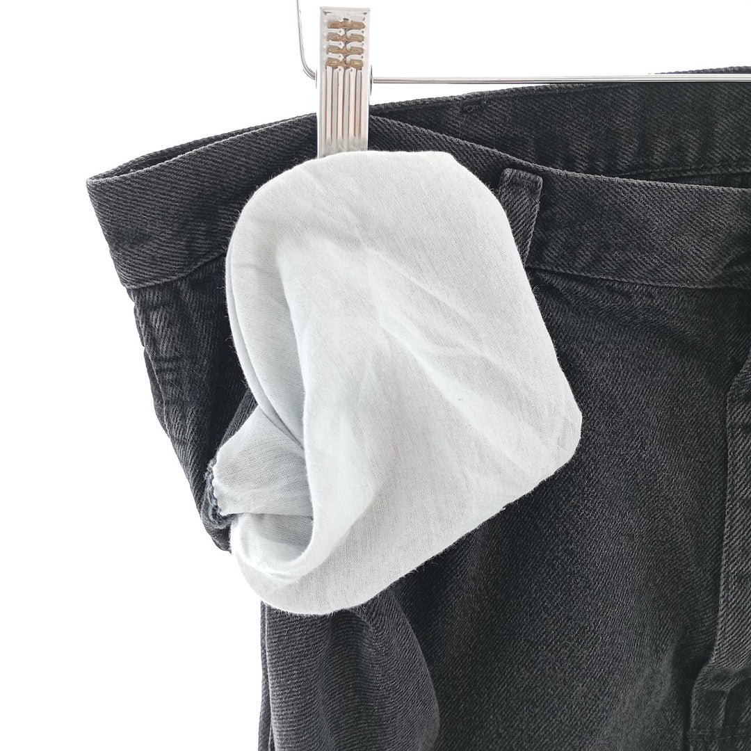 Rustler Black Denim Straight Denim Pants for Men, W36 cotton black type Vintage Second Hand