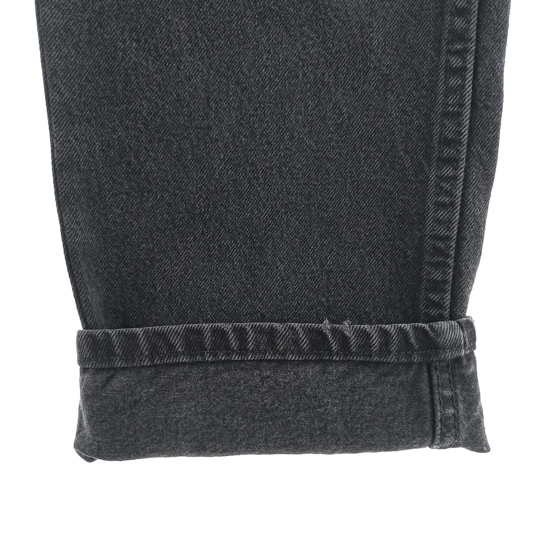 Rustler Black Denim Straight Denim Pants for Men, W36 cotton black type Vintage Second Hand