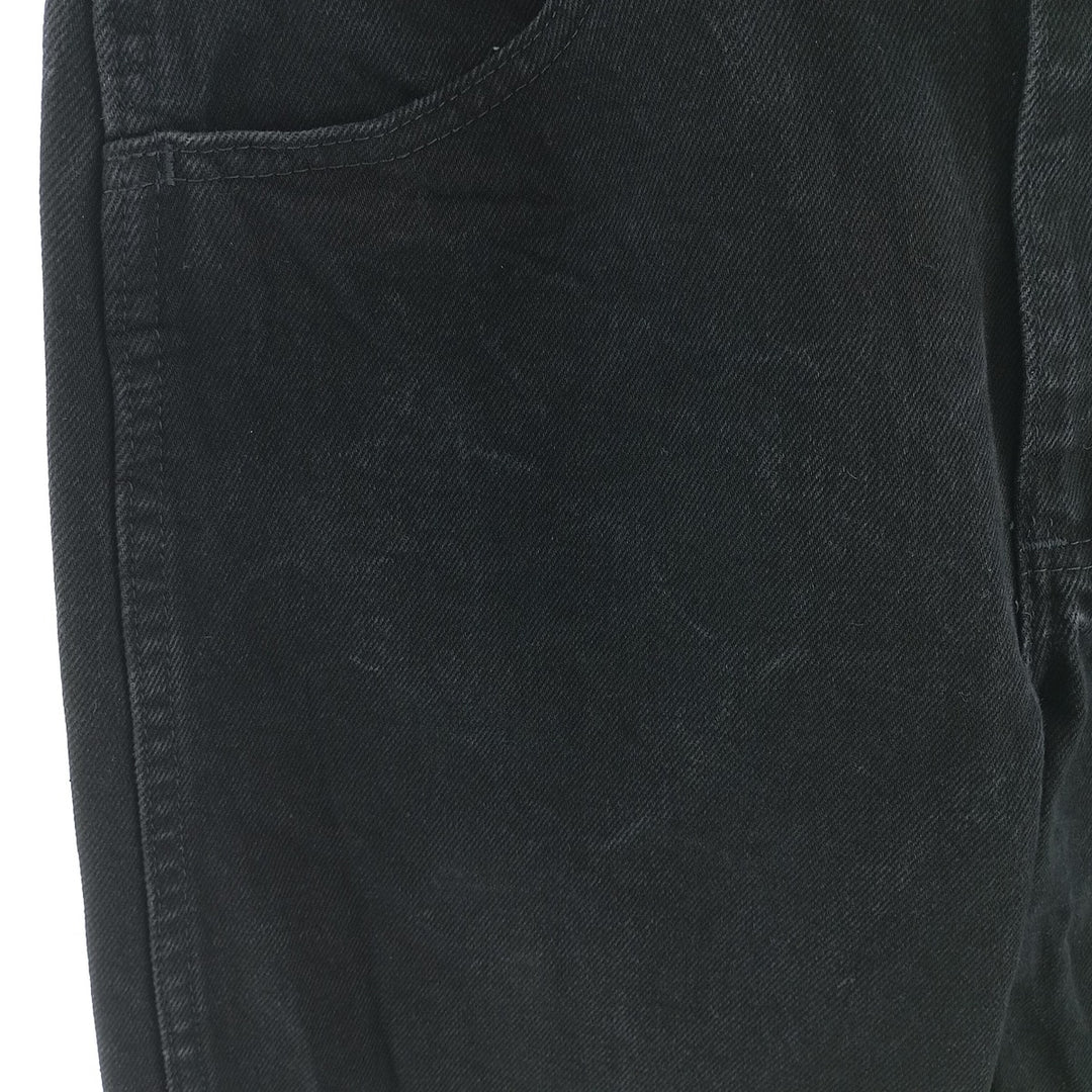 Rustler Black Denim Straight Denim Pants for Men, W31 equivalent cotton black type Vintage Second Hand