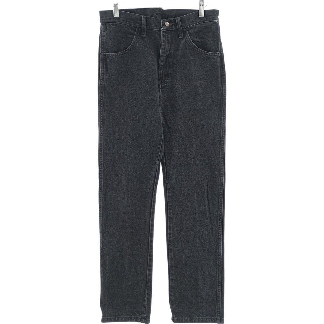 Rustler Black Denim Straight Denim Pants for Men, W30 equivalent cotton black type Vintage Second Hand