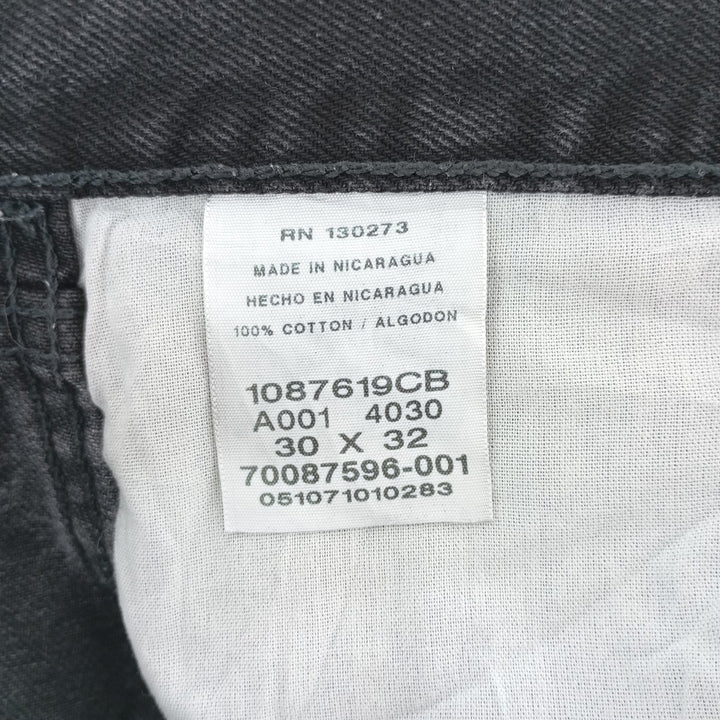 Rustler Black Denim Straight Denim Pants for Men, W30 equivalent cotton black type Vintage Second Hand