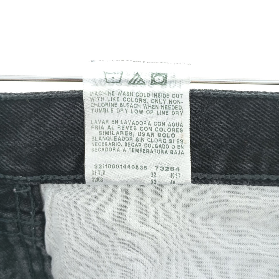 Rustler Black Denim Straight Denim Pants for Men, W30 equivalent cotton black type Vintage Second Hand