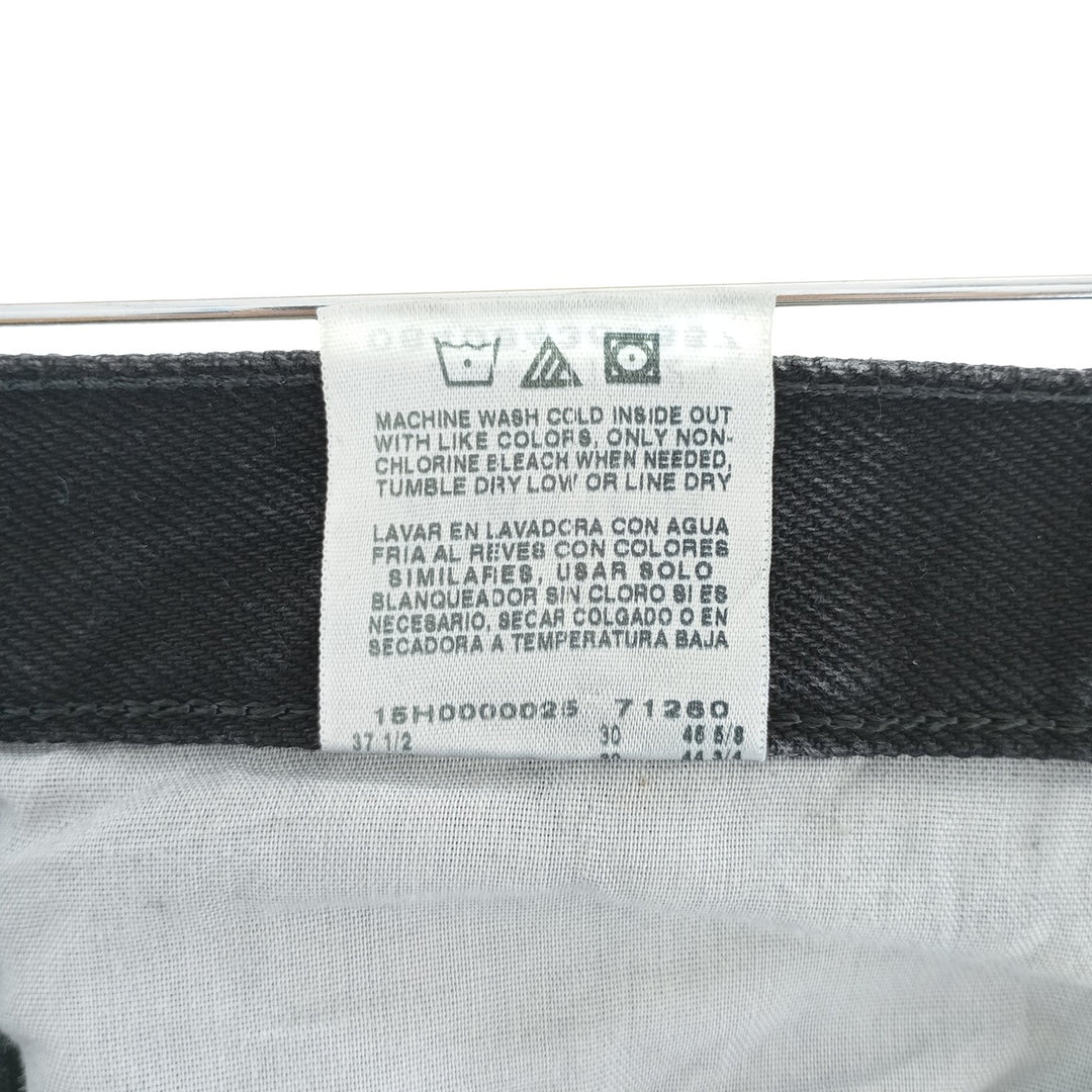 Rustler Black Denim Straight Denim Pants for Men, W35 equivalent cotton black type Vintage Second Hand