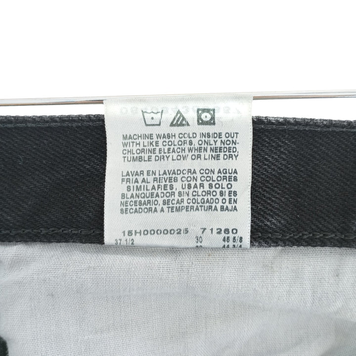 Rustler Black Denim Straight Denim Pants for Men, W35 equivalent cotton black type Vintage Second Hand