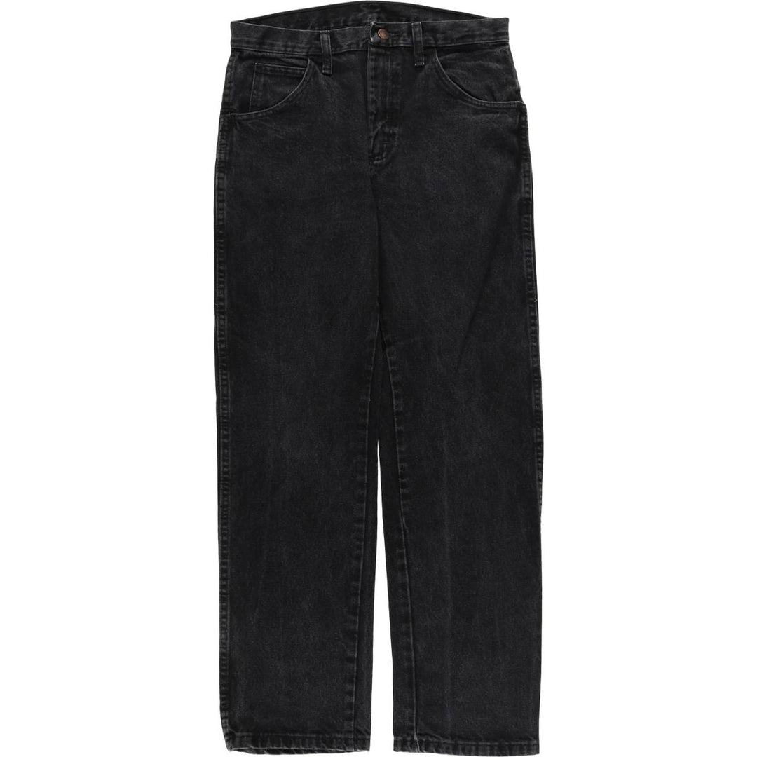 Rustler Black Denim Straight Denim Pants for Men, W30 equivalent cotton black type Vintage Second Hand