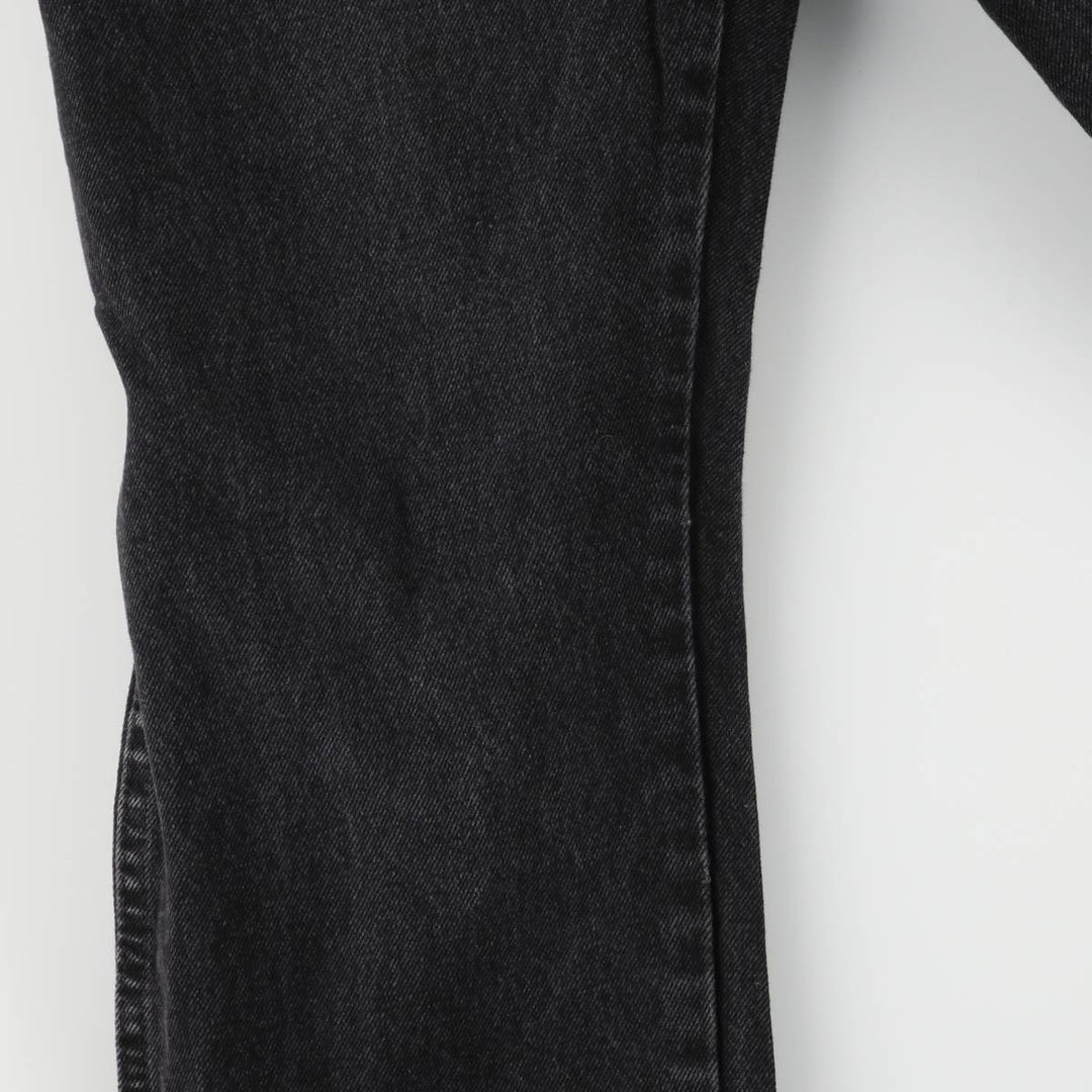 Rustler Black Denim Straight Denim Pants for Men, W30 equivalent cotton black type Vintage Second Hand