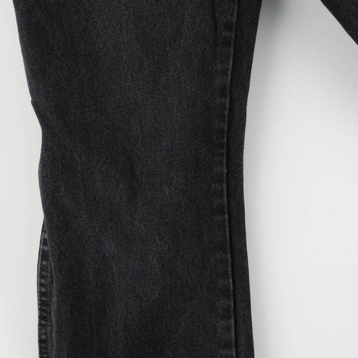 Rustler Black Denim Straight Denim Pants for Men, W30 equivalent cotton black type Vintage Second Hand