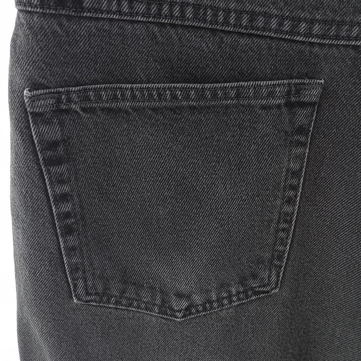 2000'S Wrangler Regular Fit Black Denim Straight Leg Denim Pants, Men's Size W32 cotton black type Vintage Second Hand