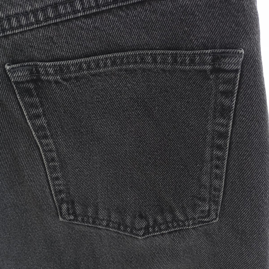 2000'S Wrangler Regular Fit Black Denim Straight Leg Denim Pants, Men's Size W32 cotton black type Vintage Second Hand