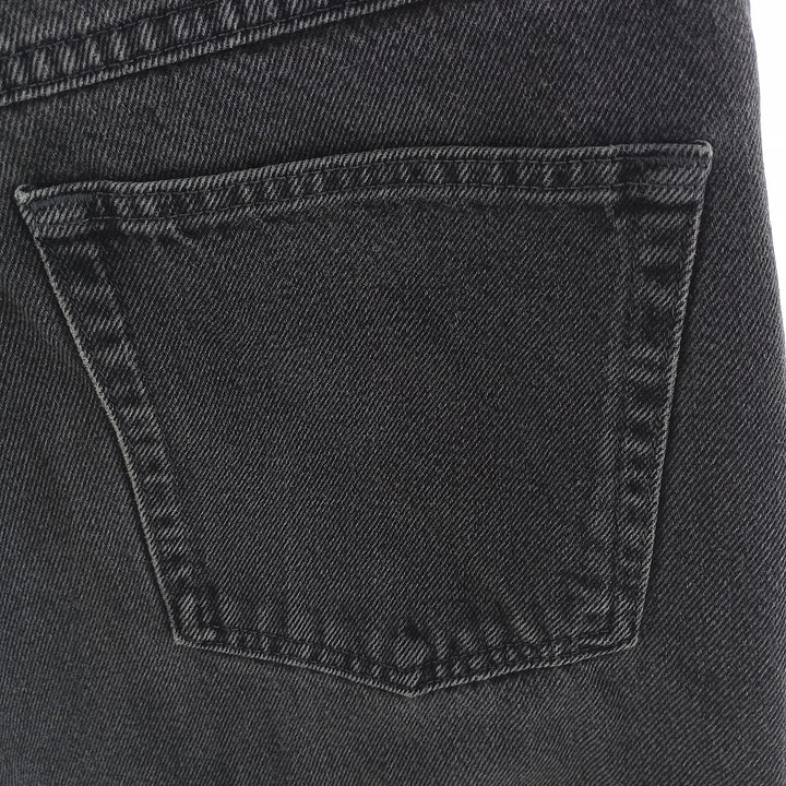 2000'S Wrangler Regular Fit Black Denim Straight Leg Denim Pants, Men's Size W32 cotton black type Vintage Second Hand