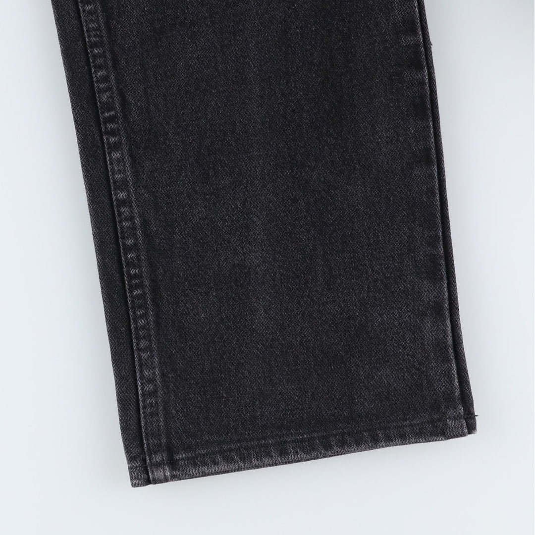 Vintage 90'S Wrangler 936WBK black denim tapered denim pants for men, size W30. cotton black type Vintage Second Hand