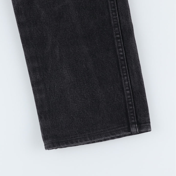 Vintage 90'S Wrangler 936WBK black denim tapered denim pants for men, size W30. cotton black type Vintage Second Hand