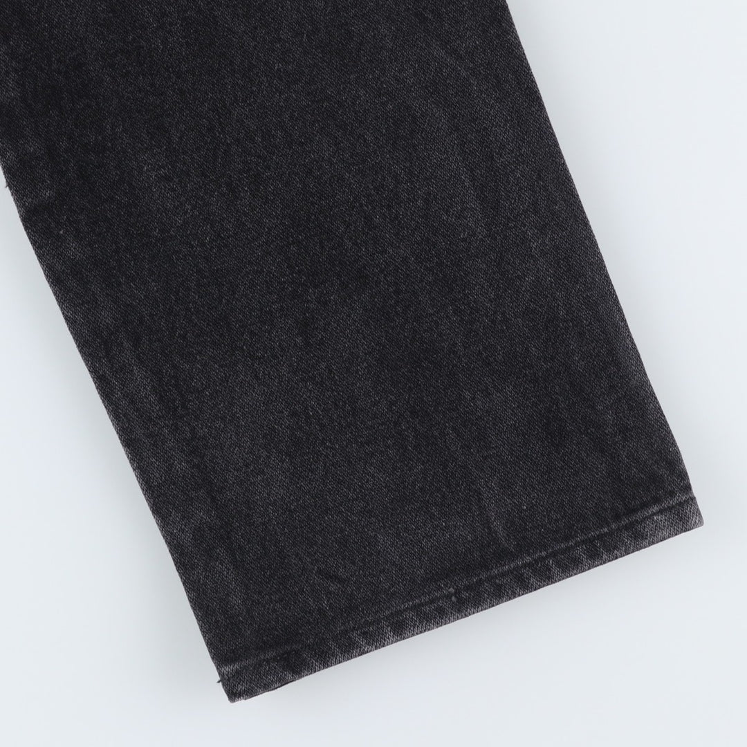 Vintage 90'S Wrangler 936WBK black denim tapered denim pants for men, size W30. cotton black type Vintage Second Hand