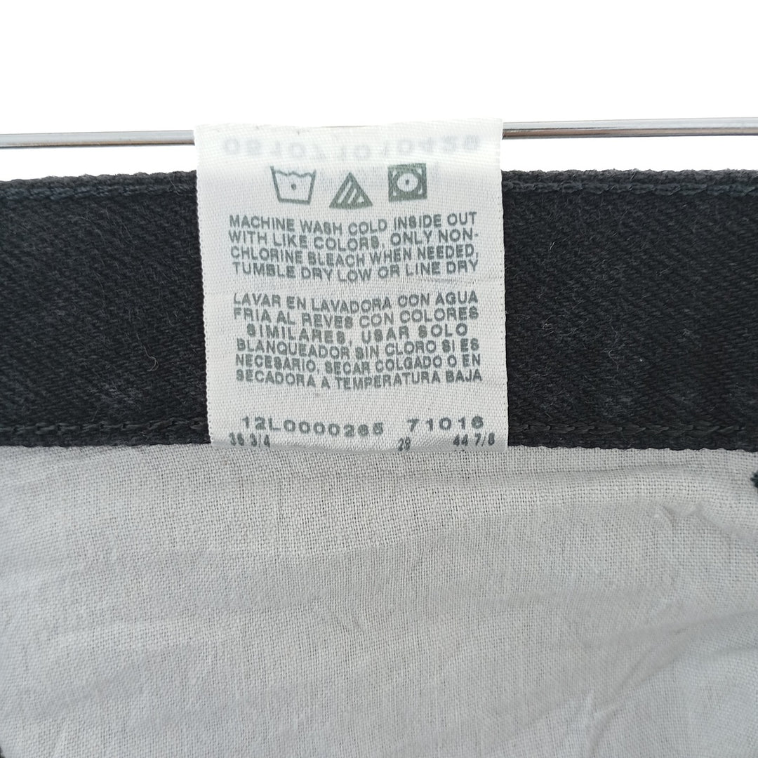 Rustler Black Denim Straight Denim Pants for Men, W34 equivalent cotton black type Vintage Second Hand