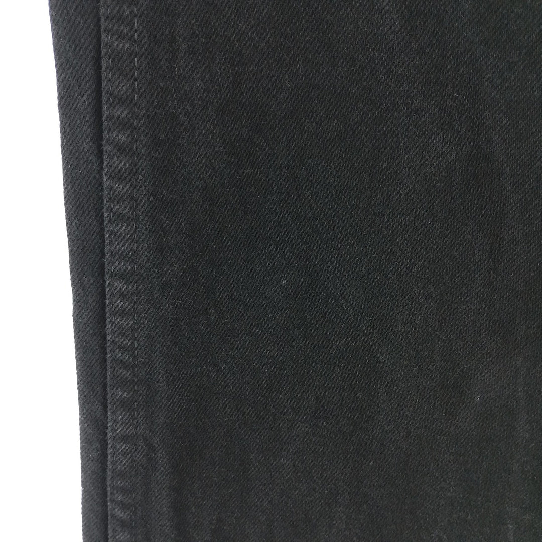 Rustler Black Denim Straight Denim Pants for Men, W34 equivalent cotton black type Vintage Second Hand