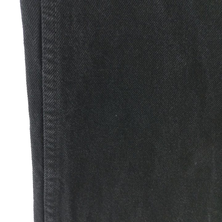 Rustler Black Denim Straight Denim Pants for Men, W34 equivalent cotton black type Vintage Second Hand