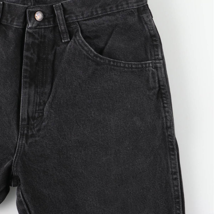 Rustler Black Denim Straight Denim Pants for Men, W32 equivalent cotton black type Vintage Second Hand